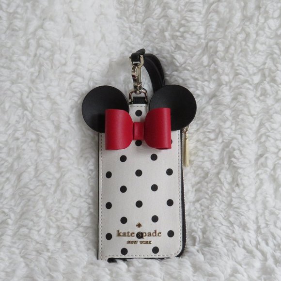 Kate Spade Disney X Minnie Mouse Lanyard (White) - Picture 1 of 3